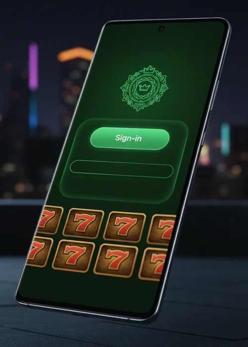 Bildschirmansicht des Login-Formulars bei Verda Casino mit E-Mail- und Passwortfeldern für schnellen und sicheren Zugang zum Spielerkonto.